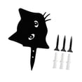 thumbnail image 4 of Estaca de gato para decoración de jardín, ornamento artístico resistente a la intemperie, decoración decorativa para exteriores, Patio, granja, patio, Estilo B, 4 of 8