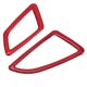 thumbnail image 1 of ABS Red Carbon Fiber Side Dashboard Cover Trim Decor Sticker for 10Th Gen 2016 2017 2018 2019(RHD), 1 of 5