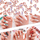 thumbnail image 3 of Arte de uñas con diamantes planos de formas especiales, diamantes de imitación, cristales, cuentas y colgantes, 3 of 5