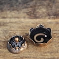 thumbnail image 5 of Lotus incense Burner Holder, incense Holder with Ash Catcher, 3X3 in, Copper Alloy, incense Stick Holder, Meditation decor, Vintage Home decor Aesthetic, Table decorations, Rustic, 5 of 5