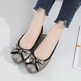 thumbnail image 4 of Mepaouo Women's Round Toe Ballet Flats Bow Dressy Slip on Office Walking Loafers Shoes for Women, 4 of 8