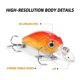 thumbnail image 2 of TARUOR 45mm 3.5g Mini Crankbait Fishing Lures Artificial Hard Bait Swimbait Carp Fishing Lure, 2 of 5