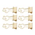 thumbnail image 3 of Paper Binder Clips,100PCS Binder Clips Cute Decorative Binder Clips Metal Binder Clips Built for Precision, 3 of 14