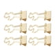 thumbnail image 3 of 100 clips de carpeta con forma de animal, de metal, para oficina, escuela, hogar, suministros, pato dorado., 3 of 14