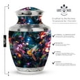 thumbnail image 2 of green humming bird Infinity Large Urn for Adult Male Ashes - Timeless Elegance Funeral Urns For Human Ashes - Memorial Urns 10 Inch, 2 of 5