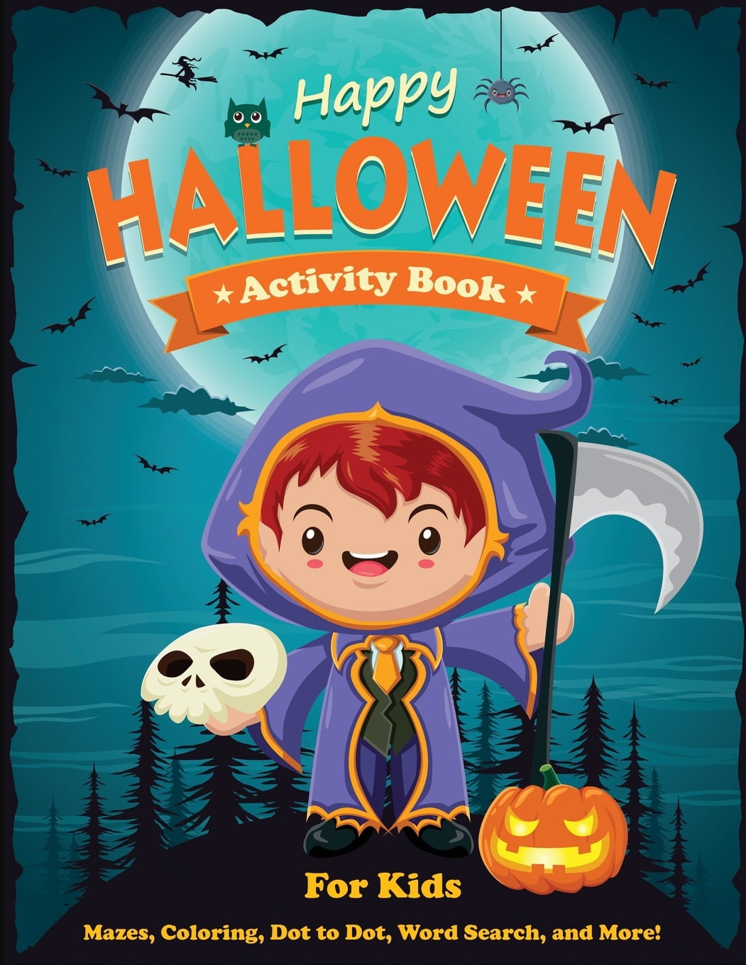 Download Halloween Books for Kids: Happy Halloween Activity Book ...