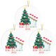 thumbnail image 1 of Personalice los ornamentos colgantes de los adornos formados para la decoración de la Navidad Wmkox8yii fhajkh2009, 1 of 2