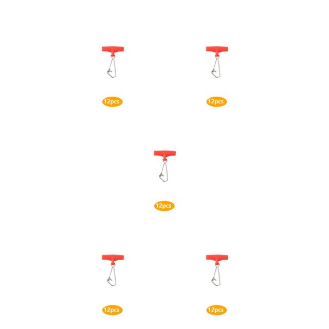 Toystoory 12 piezas de conector de diapositivas de de línea de pesca con broches de presión de agua salada Type2 NO2