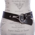 thumbnail image 3 of Womens High Waist Genuine Leather Belt With Hook Closure, 3 of 6