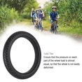 thumbnail image 4 of Solid Bike Tire, Rubber Kids Bike Tire Explosion Proof 16 Inch  for Maintenance, 4 of 7