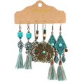 thumbnail image 1 of Pendientes Bohemios Con Borlas De Cuentas Retro Para Mujer, Pendientes Étnicos, Joyería, Pendientes Colgantes Bohemios Vintage Para Fiestas, Vacaciones Y Uso Diario Moyic AP006280-04, 1 of 6