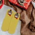 thumbnail image 6 of Hometravel Pair of Christmas Socks, Cute Cartoon Design Mid-Crew Socks, Holiday Themed Socks for Autumn Winter Warmth, Festive Footwear for Cold Weather, 6 of 6