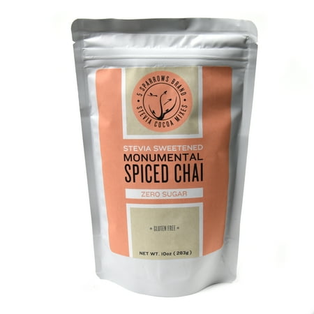 - Sugar Free Monumental Spiced Chai by 5 Sparrows, Naturally Sweetened with Stevia - 10 Oz