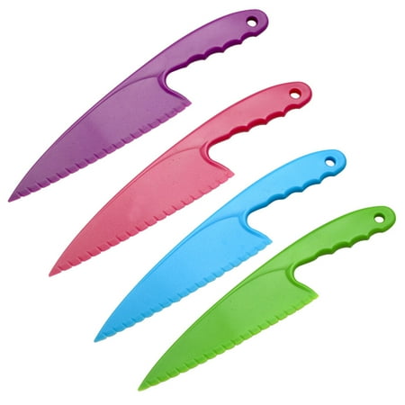 

Plastic Cake Bread Pizza Cutter Kitchen Baking Pastry Tool Birthday Party Supplies (Random Color)