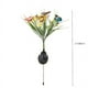 thumbnail image 3 of Luces solares para el jardín blanco con mariposas y margaritas de colores cambiantes, 3 of 8