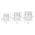 thumbnail image 3 of Empty Cream Pump Dispenser  Refillable Pump Container  Vacuum Cosmetic Container  Refillable Airless Lotion Jar With Lid, 3 of 7