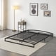 thumbnail image 2 of 6-pulgada low-profile tamaño completo-size metal platform marco de cama: sturdy steel slats support, mattress foundation, no box spring required, easy to assemble, negra, 2 of 5