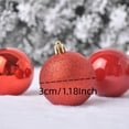 thumbnail image 2 of 36pcs Christmas Tree Decorations Balls 1.18 Inch, Christmas Decor, Indoor Outdoor Shatterproof Christmas Ornaments, Xmas Party Wedding Suppiles Red, 2 of 5