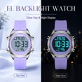 thumbnail image 3 of Watch for Women,Digital Sport Women Wristwatch with Silicone Strap Alarm/Stopwatch/Back Light Birthday Gifts for Women, 3 of 9