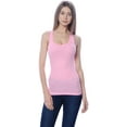 thumbnail image 2 of Zenana Women's & Plus Ribbed Cami Racerback Workout Cotton Tank Tops, 2 of 3
