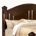 thumbnail image 6 of California King Bed with Paneled Details and Camelback Headboard, Brown, 6 of 7