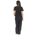 thumbnail image 1 of Women's Scrub Sets Six Pocket Medical Scrubs (V-Neck with Cargo Pant), 1 of 5