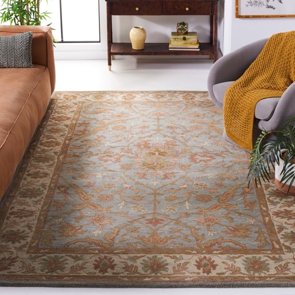 Safavieh Heritage Frederick Oriental Area Rug, Light Blue/Ivory, 6' x 9'