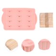 thumbnail image 2 of 12 Grids Ice Cream Mold DIY Ice Cream Making Tool Popsicle Mold with Sticks, 2 of 8