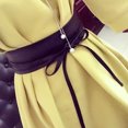 thumbnail image 3 of Meidiya 2 Pcs/Set Womens Faux Leather Wide Cinch Belt Waistband Lace Up Wrap Around Obi Bowknot, 3 of 7
