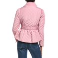 thumbnail image 2 of Kensie womens  Quilted Puff Sleeved Belted Jacket, XL, Pink, 2 of 3