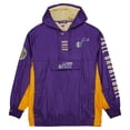 thumbnail image 2 of Men's Mitchell & Ness Purple Utah Jazz  Team OG 2.0 Vintage Logo Anorak Windbreaker Quarter-Zip Jacket, 2 of 7