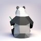 thumbnail image 4 of 1 Uds 3 uds 3D Origami papel hecho a mano Animal Origami para niños Arte de papel 3D papel Animal Panda brillar Electrónica, 4 of 5