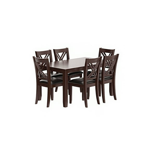 Simple Relax Sr-Pdex-F2554 Dining Set, Brown