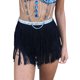 thumbnail image 1 of Falda de tutú con borlas y lentejuelas para mujer, minifalda Sexy con flecos para danza del vientre, pañuelo para la cadera, para Club, fiesta, espectáculo de escenario, 1 of 5
