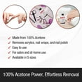 thumbnail image 3 of SuperNail Pure Acetone Nail Polish Remover Professional Strength Liquid, Unscented, 8 fl oz, 3 of 5