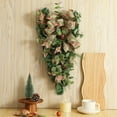 thumbnail image 6 of Aufmer 4 Pcs Simulated Bow Bell Wreath, Christmas Wall Hanging Decor, Festive Door Decoration with Realistic Design(Multicolor), 6 of 7