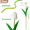 thumbnail image 2 of 10 Multicolor Tulips Artificial Flowers - Fake Tulips Real Touch Flowers Artificial Tulips That Look Real Realistic Faux Plastic Flowers Bouquet Arrangements for Home Dining Table Decoration, 2 of 5