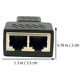 thumbnail image 2 of UPGRATOR 5Ud Adaptador Rj45 Splitter Conector De Red 1 A 2 Material Plástico Y Aleación, 2 of 8