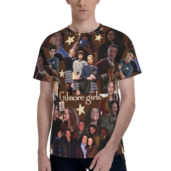 Gilmore Girls Men's T Shirt Summer Casual Fashion Unisex Short Sleeve Graphic Crew Neck Tees Tops