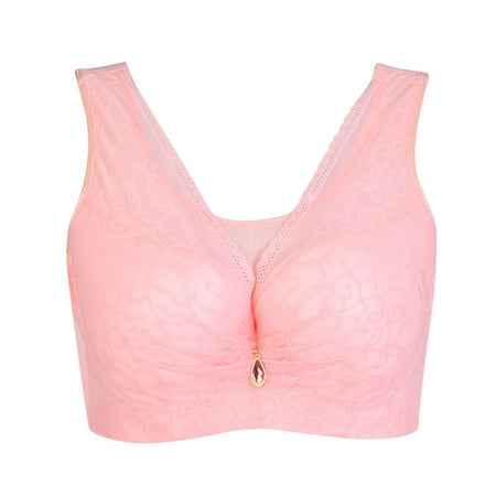 

TOWED22 Sexy Bras Women s Lightly Lined Underwire Smooth Full Figure Balconette Bra Pink 42E