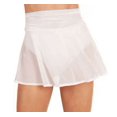 thumbnail image 2 of Sunloudy Women's Sheer Mesh Mini Skirts, High Waist See Through Skater Skirt Beach Cover-ups, 2 of 8