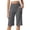 #03Dark Gray, variant on Women's Bermuda Long Shorts Knee Length High Rise Athletic Shorts Pull On Workout Walking Golf Running Summer Black 2XL