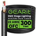thumbnail image 1 of Cable GEARit DMX para Iluminación Escénica 91 m 22 AWG OFC, 1 of 7