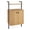 Natural, variant on Costway 1 PCS Wall Mount Bookshelf with Storage Cabinet,2-Door Industrial Bookcase with Open Shelves Rustic Brown