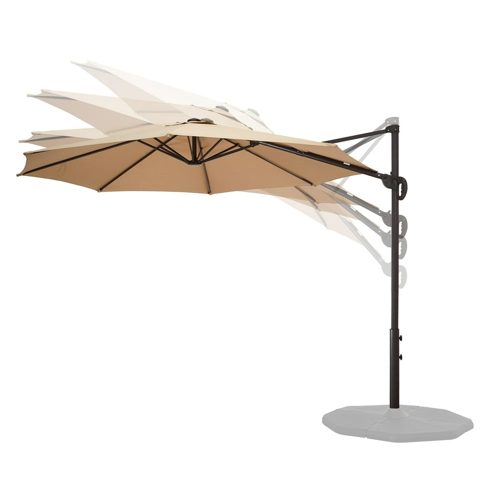Cantilever Umbrella Patio Umbrella Outdoor Offset Easy Open Lift 10