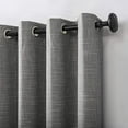 thumbnail image 3 of Sun Zero Kline 84-Inch Grommet 100% Blackout Window Curtain Panel in Grey, 3 of 9