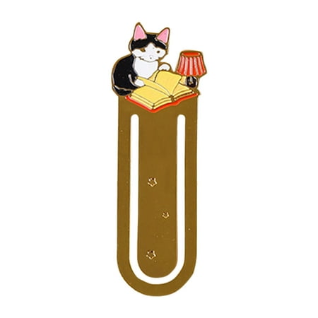 

Shiusina Metal Kawaii Cartoon Lovely Animal Bookmark Wacky Bookmark Student Gift