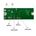 thumbnail image 3 of Placa de Circuito de Lámpara Solar, Placa de Control de Luz Solar Brillo Ajustable Controlador remoto para Modificación de la Lámpara al Aire Libre, 3 of 7