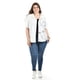 thumbnail image 5 of Blusa estampado unico Roman Fashion /Tallas Extras, 5108 (Blanco) blanco 42, 5 of 6