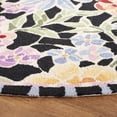 thumbnail image 3 of Safavieh Chelsea Endika Floral Area Rug, Black, 5'6" x 5'6" Round, 3 of 10